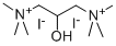 2-HYDROXY-N,N,N,N',N',N'-HEXAMETHYL-1,3-PROPANE DIAMINIUM DI IODIDE Structural