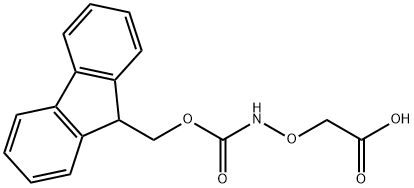 FMOC-AMINOXYACETIC ACID Structural