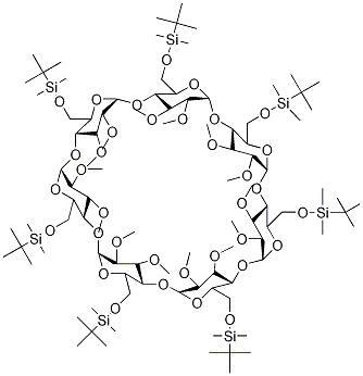 Heptakis(2,3-di-O-Methyl-6-O-tert-butyldiMethylsilyl)-β-cyclodextrin Structural