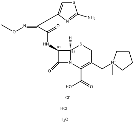 Cefepime hydrochloride Structural