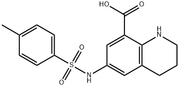 8-QUINOLINECARBOXYLIC ACID, 1,2,3,4-TETRAHYDRO-6-[[(4-METHYLPHENYL)SULFONYL]AMINO]-