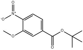 TERT-BUTYL 3-METHOXY-4-NITROBENZOATE Structural