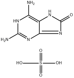 2,6-DIAMINO-8-PURINOL HEMISULFATE MONOHYDRATE Structural