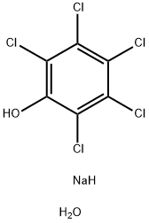 Pentachlorophenol sodium salt hydrate Structural