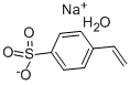 4-STYRENESULFONIC ACID, SODIUM SALT HYDR ATE Structural