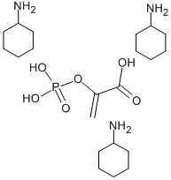 PHOSPHOENOLPYRUVIC ACID TRIS(CYCLOHEXYLAMMONIUM) SALT Structural Picture