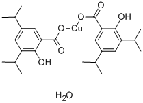 COPPER(II) 3,5-DIISOPROPYLSALICYLATE HYDRATE Structural