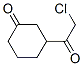 Cyclohexanone, 3-(chloroacetyl)- (9CI) Structural