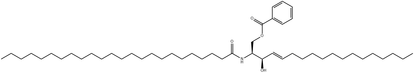 N-LIGNOCEROYL-D-SPHINGOSINE 1-BENZOATE Structural