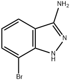 7-Bromo-1H-indazol-3-amine Structural