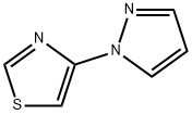 Thiazole,  4-(1H-pyrazol-1-yl)- Structural