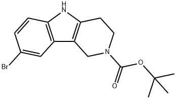 tert-butyl 8-bromo-1,3,4,5-tetrahydro-2H-pyrido[4,3-b]indole-2-carboxylate
