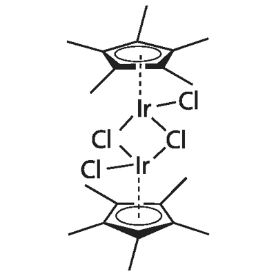 (Pentamethylcyclopentadienyl)iridium(III) chloride dimer Structural