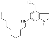 6-(N-DECYLAMINO)-4-HYDROXYMETHYLINDOLE Structural