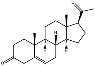 pregn-5-ene-3,20-dione Structural