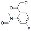 Formamide,  N-[2-(chloroacetyl)-5-fluorophenyl]-N-methyl-  (9CI) Structural