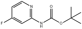tert-butyl 4-fluoropyridin-2-ylcarbamate Structural