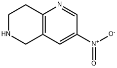 3-NITRO-5,6,7,8-TETRAHYDRO-[1,6]NAPHTHYRIDINE Structural