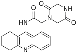 1-Piperazineacetamide, 2,5-dioxo-N-(1,2,3,4-tetrahydro-9-acridinyl)-