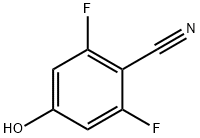 2,6-Difluoro-4-hydroxybenzonitrile Structural