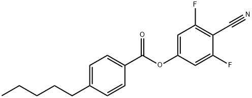 4-CYANO-3,5-DIFLUOROPHENYL 4-PENTYL-BENZOATE Structural