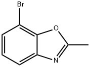 7-Bromo-2-methylbenzo[d]oxazole Structural