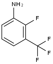 2-Fluoro-3-(trifluoromethyl)aniline Structural