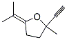 Furan, 2-ethynyltetrahydro-2-methyl-5-(1-methylethylidene)- (9CI) Structural