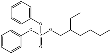 2-Ethylhexyl diphenyl phosphate Structural Picture