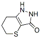 Thiopyrano[3,2-c]pyrazol-3(5H)-one,  1,2,6,7-tetrahydro- Structural