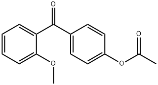 4-ACETOXY-2'-METHOXYBENZOPHENONE Structural