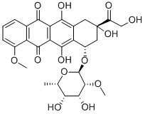 7(O)-(6-Deoxy-2-O-methyl-alpha-L-talopyranosyl)adriamycinone