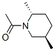 Piperidine, 1-acetyl-2,5-dimethyl-, trans- (9CI) Structural