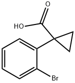 1-(2-BROMO-PHENYL)-CYCLOPROPANECARBOXYLIC ACID Structural