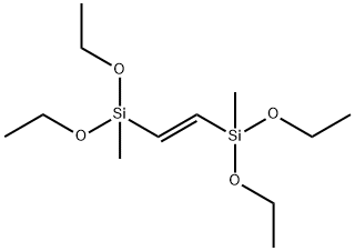 1,2-BIS(METHYLDIETHOXYSILYL)ETHYLENE Structural