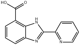 1H-Benzimidazole-7-carboxylic acid, 2-(2-pyridinyl)-