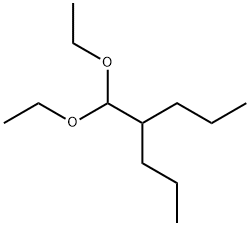 2-propylpentanal diethyl acetal Structural