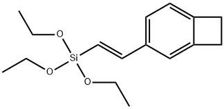 4-[2-(Triethoxysilyl)vinyl]benzocyclobutene Structural