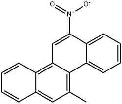 11-METHYL-6-NITROCHRYSENE Structural