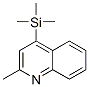 Quinoline, 2-methyl-4-(trimethylsilyl)- (9CI) Structural