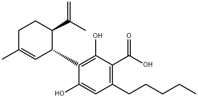 cannabidiolic acid Structural