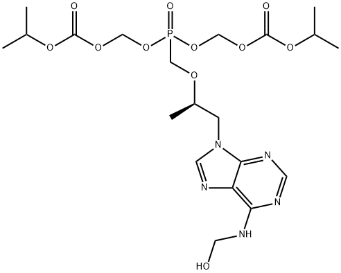 6N-HydroxyMethyl Tenofovir Disoproxil Structural