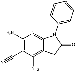 4,6-DIAMINO-2-OXO-1-PHENYL-2,3-DIHYDRO-1H-PYRROLO[2,3-B]PYRIDINE-5-CARBONITRILE