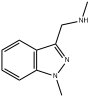 N-METHYL-N-[(1-METHYL-1H-INDAZOL-3-YL)METHYL]AMINE Structural