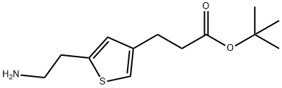 TERT-BUTYL 3-[5-(2-AMINO-ETHYL)-THIOPHEN-3-YL]-PROPIONATE