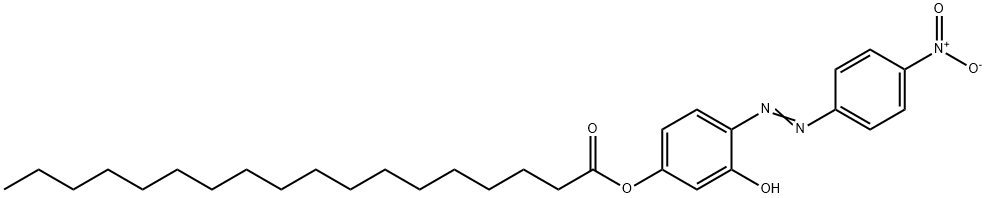 5-OCTADECANOYLOXY-2-(4-NITROPHENYLAZO)PHENOL Structural