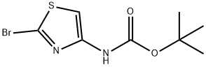 tert-butyl 2-bromothiazol-4-ylcarbamate Structural