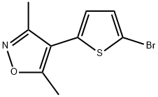Isoxazole, 4-(5-broMo-2-thienyl)-3,5-diMethyl- Structural