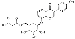 6''-O-MALONYLDAIDZIN Structural