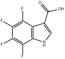 4,5,6,7-TETRAFLUORO-1H-INDOLE-3-CARBOXYLIC ACID Structural